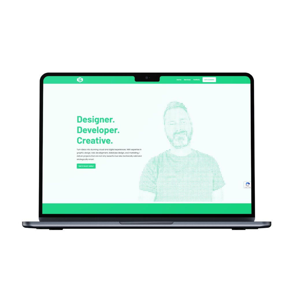 Personal Branding Website Desktop