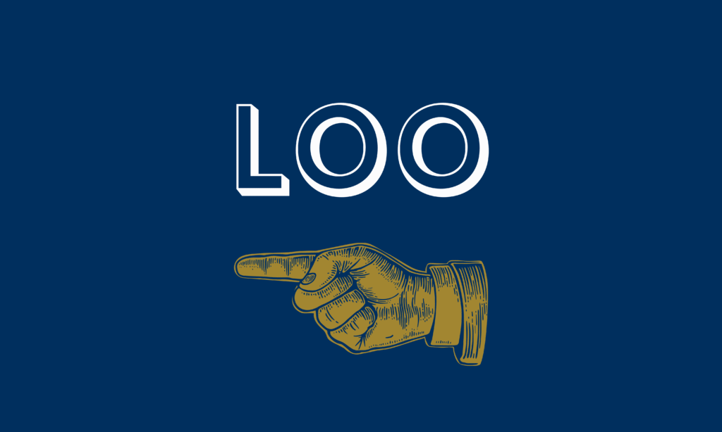 Area sign loo